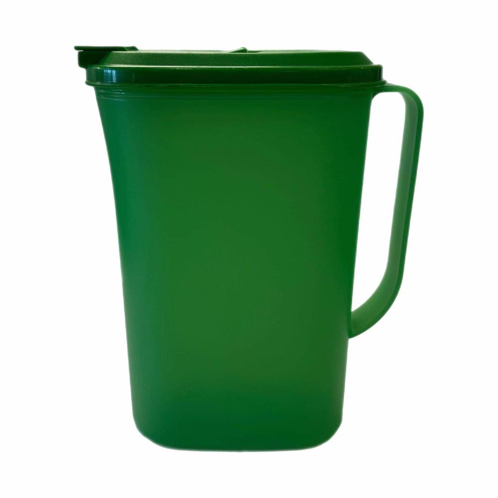 Tupperware 2 Quart Slim Line Green Refrigerator Pitcher